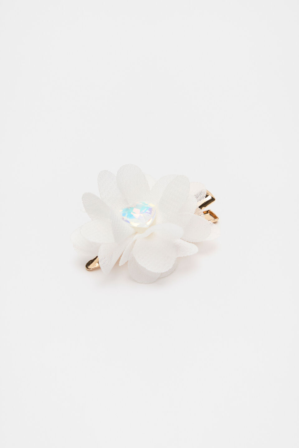 Heart Gem Flower Duck Clip  Canvas