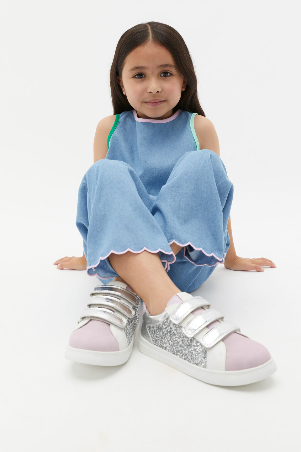 Glitter Colour Block Sneaker  Multi