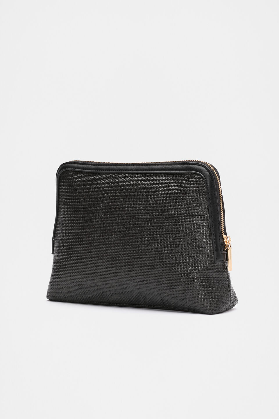 Textured Pouch  Black