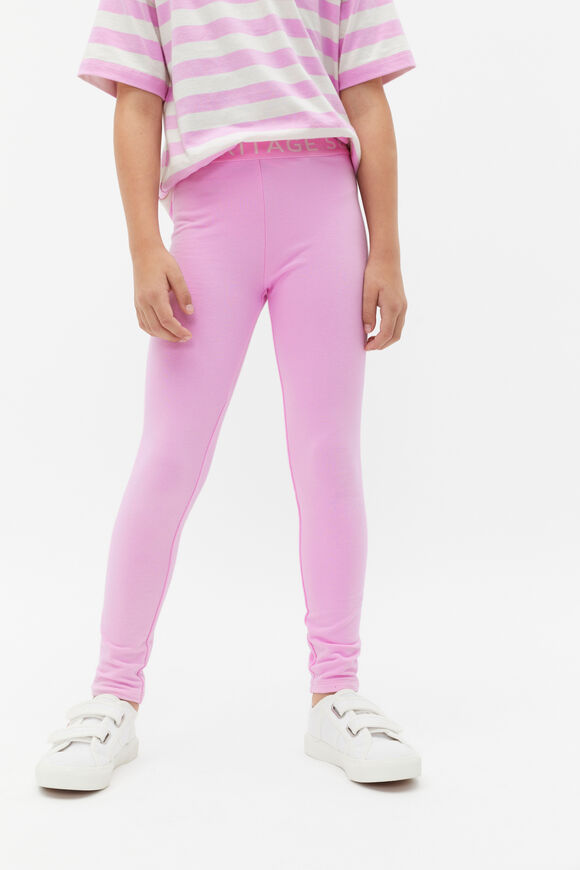 Core Terry Legging  Fairy Floss  hi-res