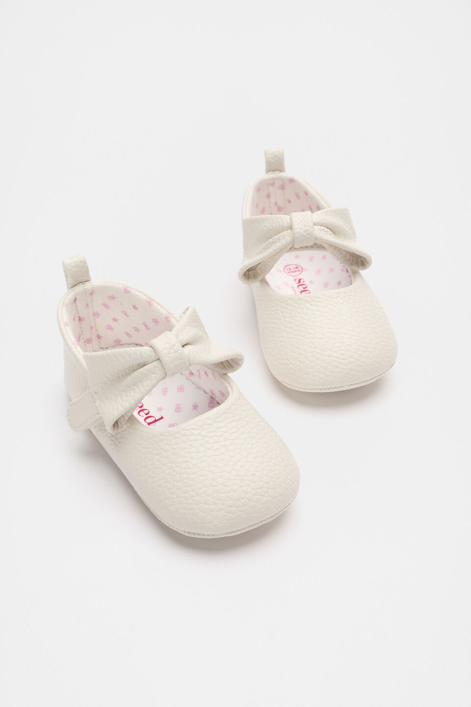Mini Bow Strap Ballet  Classic Cream