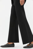 Crepe Knit Wide Leg Pant  Black  hi-res