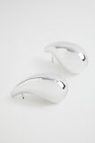 Oversized Drop Earring  Silver  hi-res