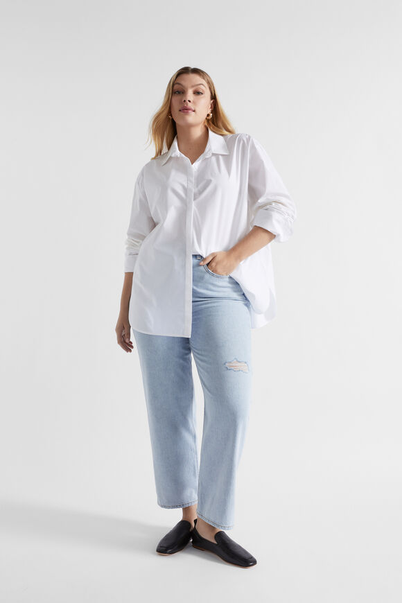 Core Cotton Boyfriend Jean  Glacier Denim  hi-res