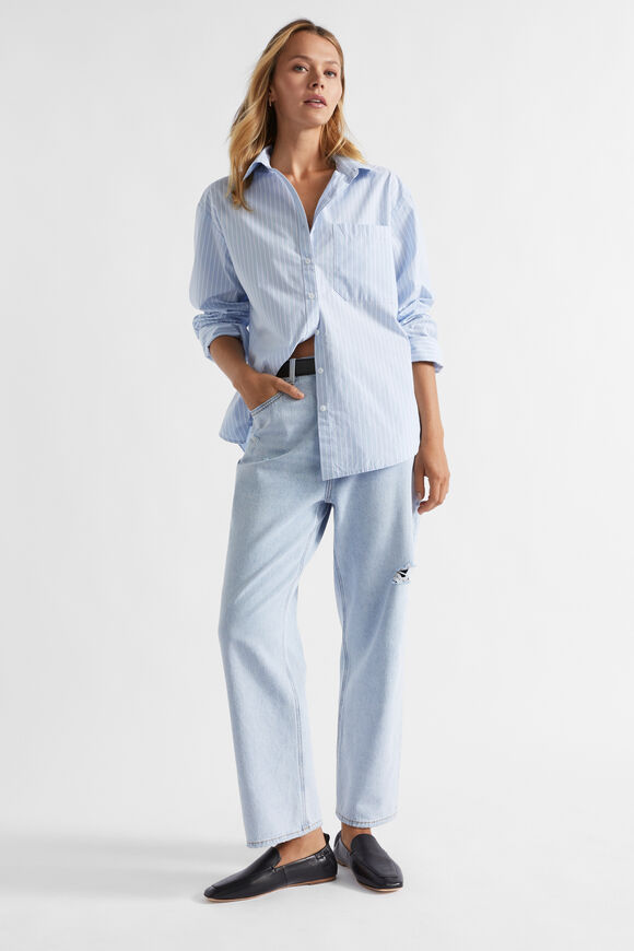 Core Cotton Boyfriend Jean  Glacier Denim  hi-res
