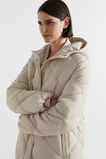 Snap Side Puffer Jacket  Oat  hi-res