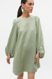 Core Linen Mini Dress  Pale Olive  hi-res
