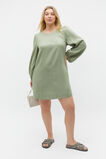 Core Linen Mini Dress  Pale Olive  hi-res