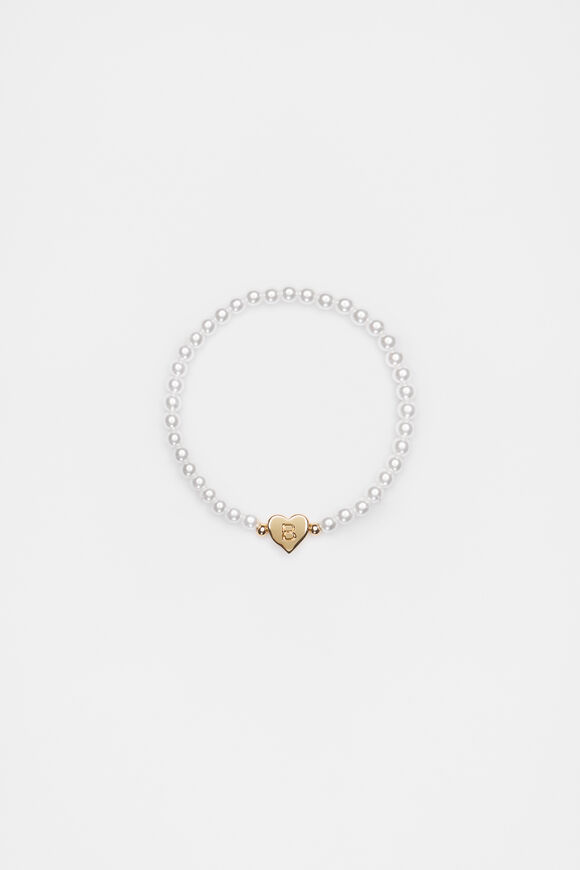 Initial Pearl Bracelet  B  hi-res