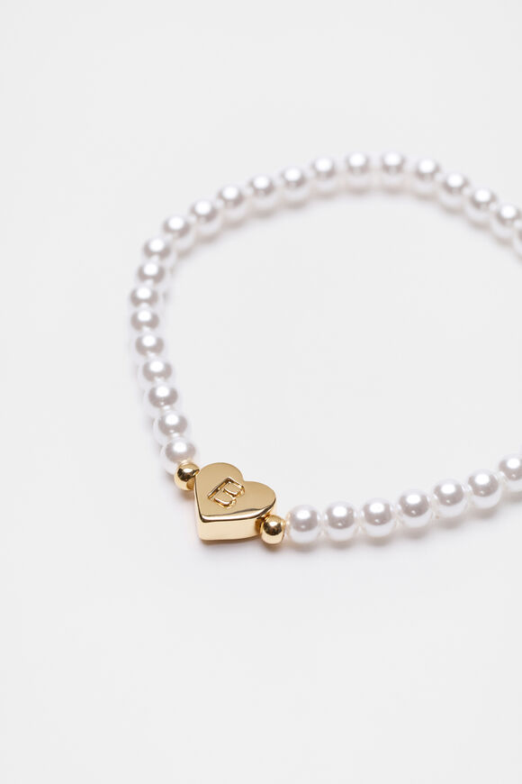 Initial Pearl Bracelet  B  hi-res