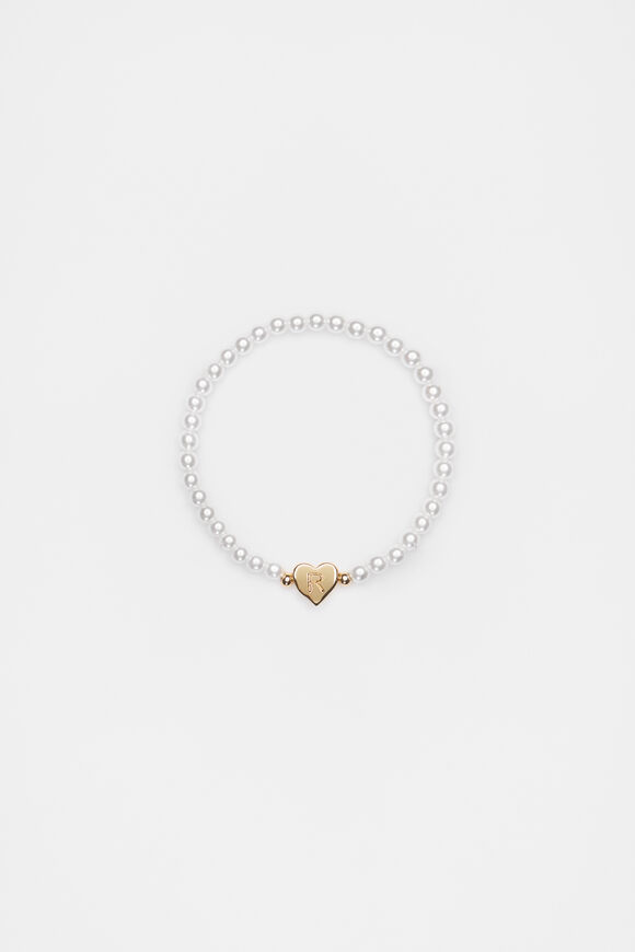 Initial Pearl Bracelet  R  hi-res