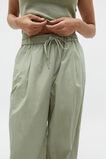 Wide Leg Drawstring Pant  Pale Olive  hi-res