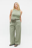 Wide Leg Drawstring Pant  Pale Olive  hi-res