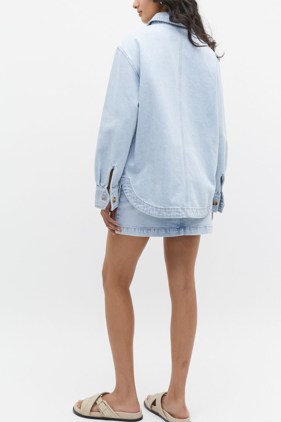 Denim Utility Jacket  Glacier Denim