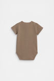 Henley Logo Bodysuit  Cookie  hi-res