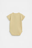 Henley Logo Bodysuit  Honey  hi-res
