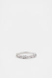 Pave Organic Ring  Silver  hi-res
