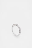 Pave Organic Ring  Silver  hi-res