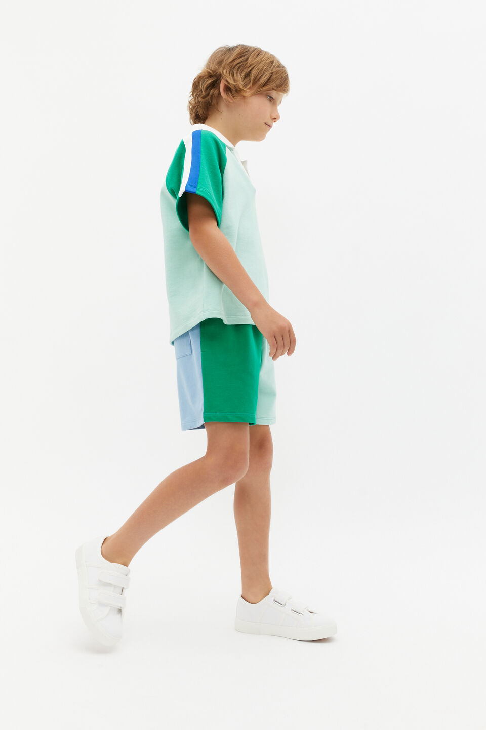 Retro Trophy Polo  Pale Mint
