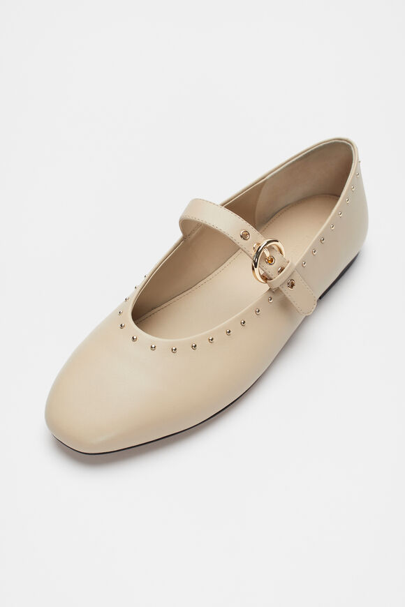 Reagan Ballet Flat  Vanilla  hi-res