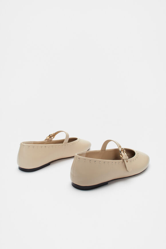 Reagan Ballet Flat  Vanilla  hi-res