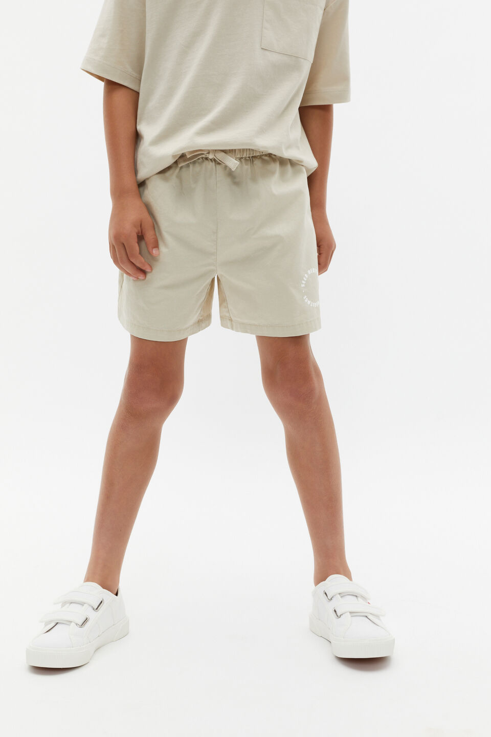 Garment Dye Short  Cool Stone