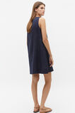 Core Linen Swing Mini Dress  Midnight Sky  hi-res