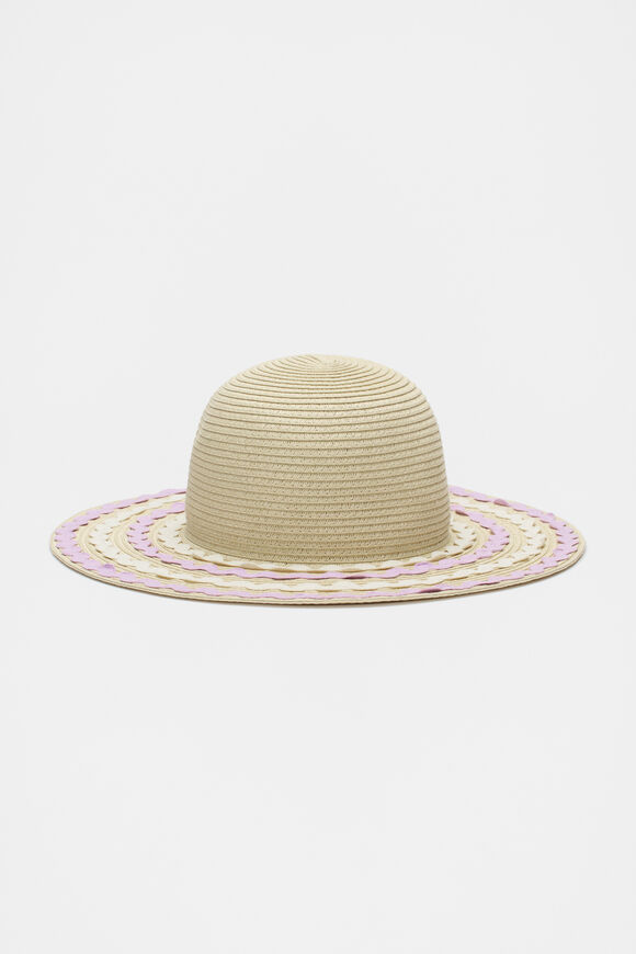 Ric Rac Floppy Hat  Multi  hi-res