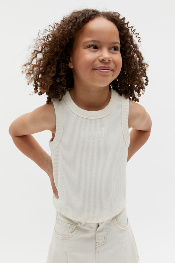 Essential Logo Tank  Milk  hi-res