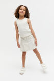 Pleat Denim Skirt  Milk  hi-res