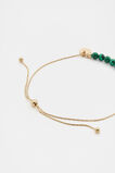 Stone Fine Toggle Bracelet  Green  hi-res