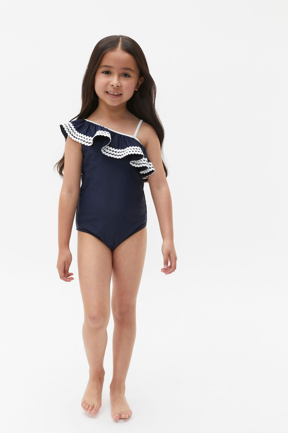 Ric Rac Bather  New Navy
