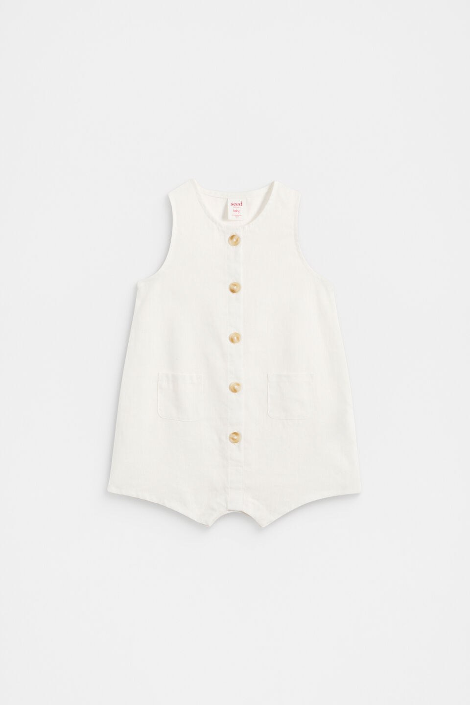 Linen Romper  Canvas