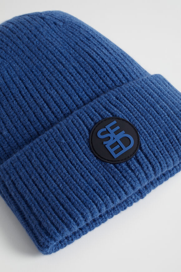 Heritage Rib Beanie  Cobalt Blue  hi-res