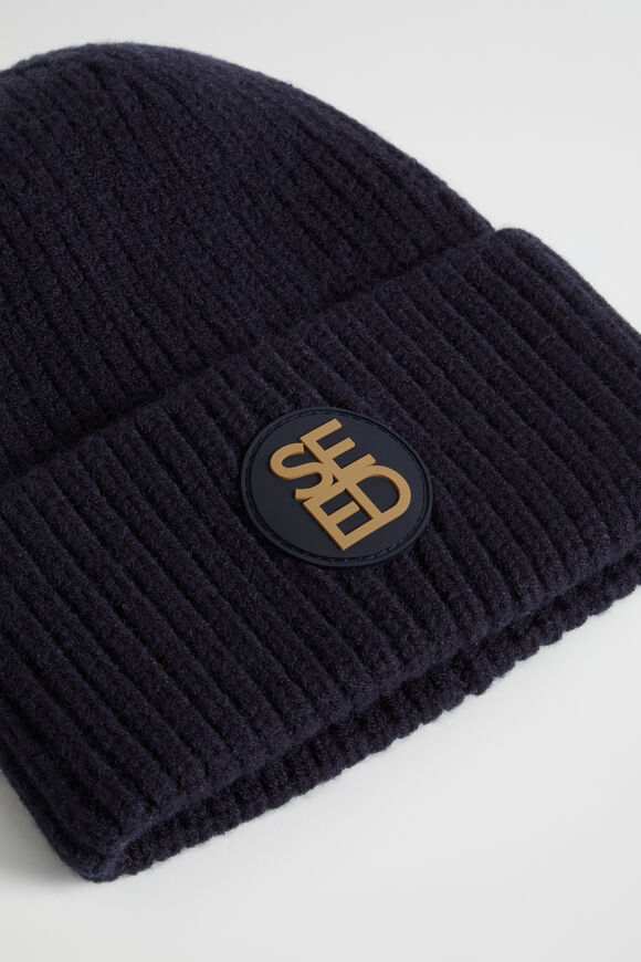 Heritage Rib Beanie  Midnight Blue  hi-res