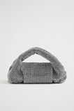 Jewelled Shoulder Bag  Silver  hi-res