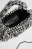 Jewelled Shoulder Bag  Silver  hi-res