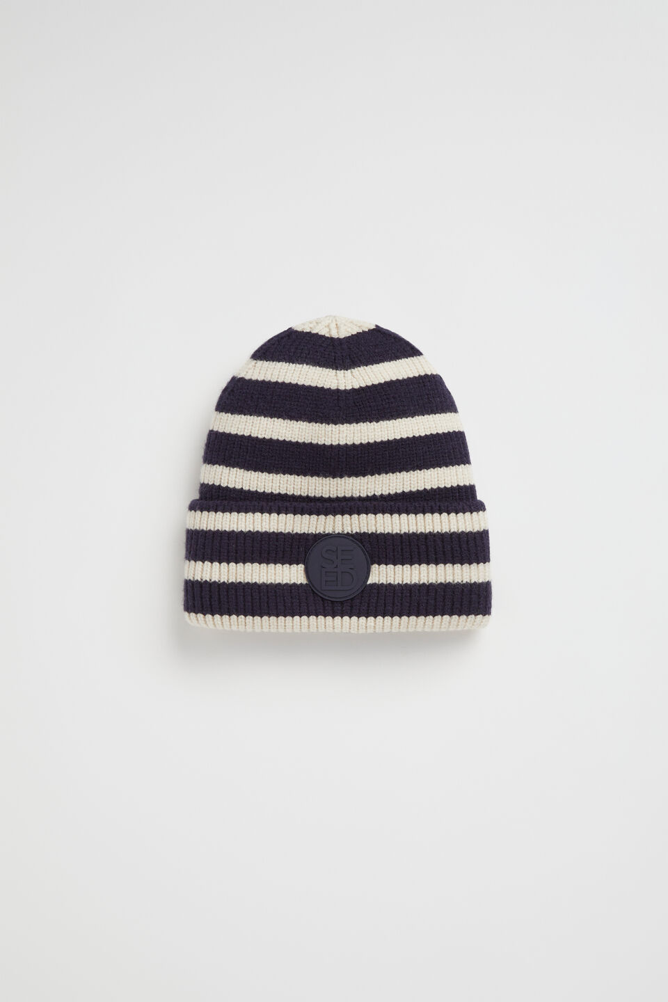 Heritage Patch Stripe Beanie  Multi
