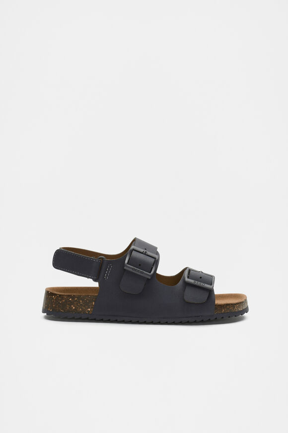Double Buckle Slide  Navy  hi-res