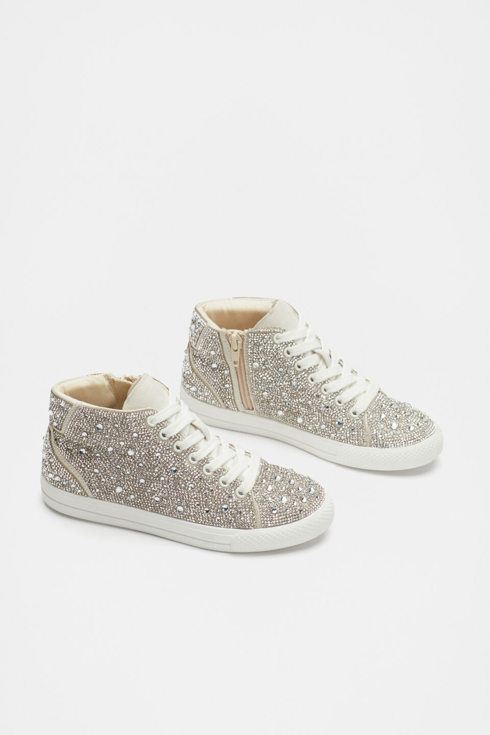 Jewel Hightop  Silver