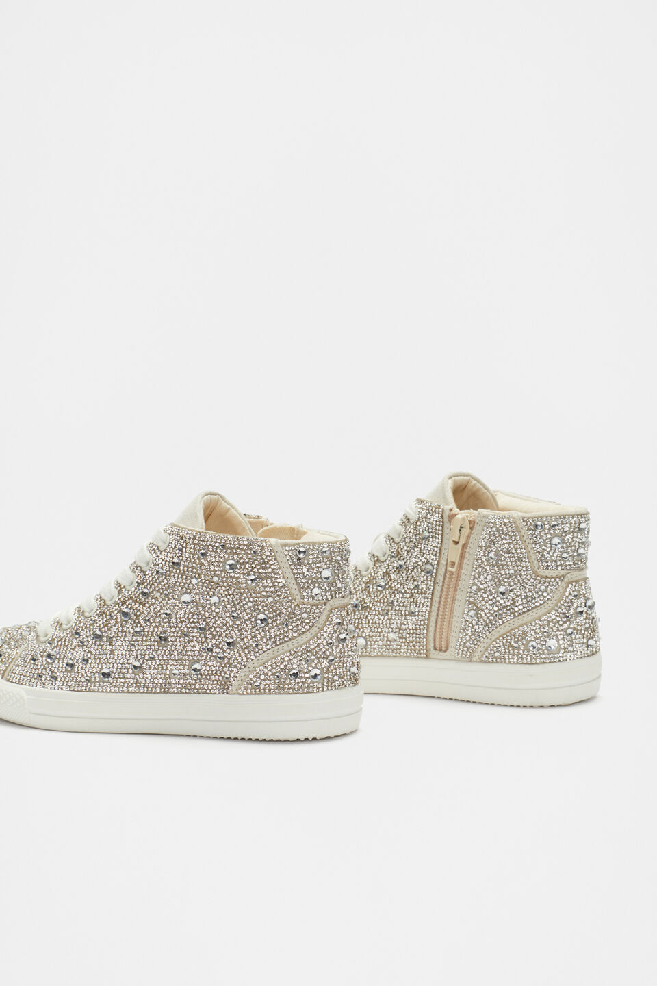Jewel Hightop  Silver