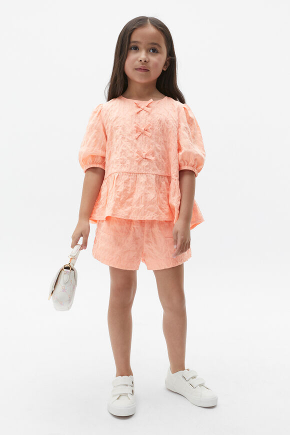 Seersucker Short  Mango  hi-res