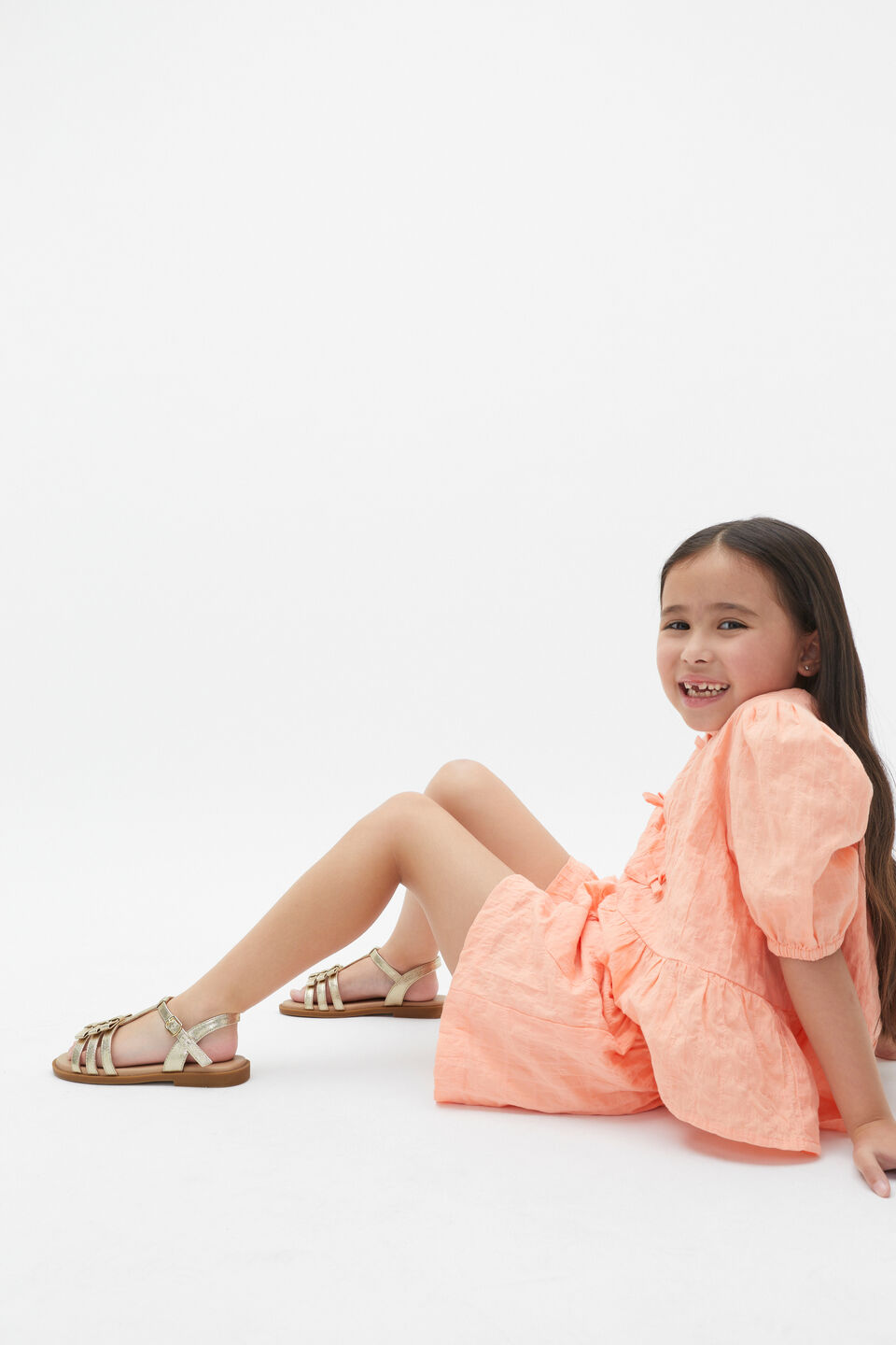 Bow Sandal  Gold