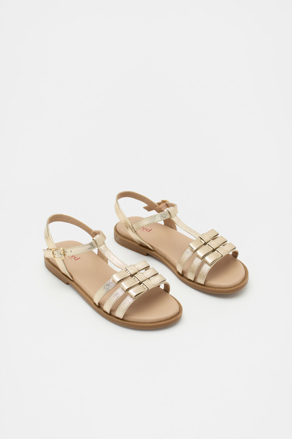 Bow Sandal  Gold