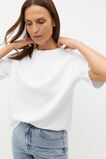 Oversized Boyfriend Tee  Whisper White  hi-res