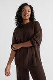 Panelled Rib Knit  Dark Espresso  hi-res