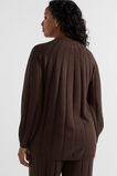 Panelled Rib Knit  Dark Espresso  hi-res