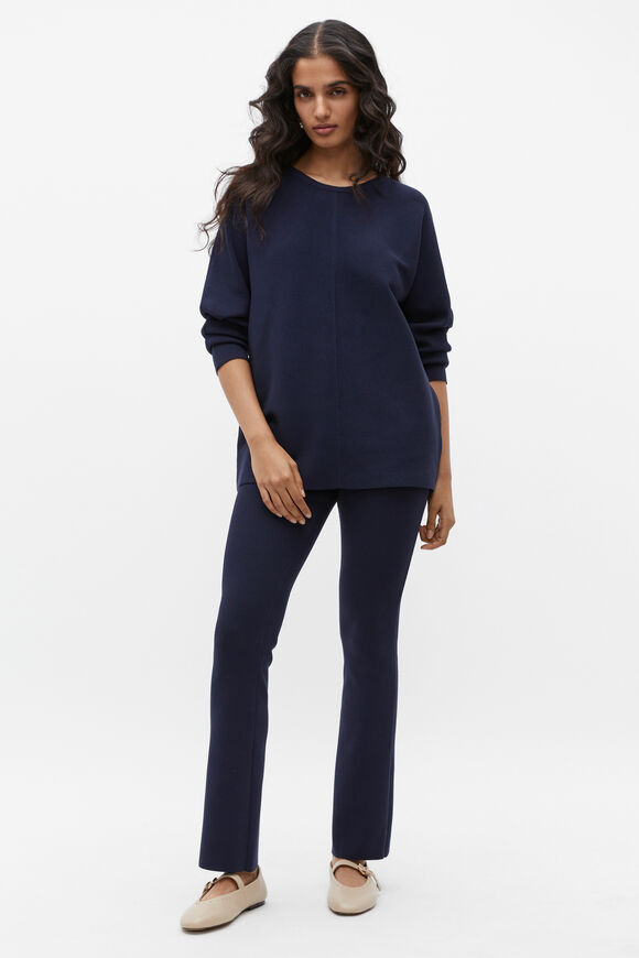 Crepe Streamline Knit  Midnight Sky  hi-res