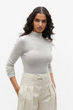 Mini Jacquard Fitted Knit  Silver Marle  hi-res