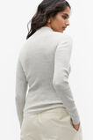 Mini Jacquard Fitted Knit  Silver Marle  hi-res